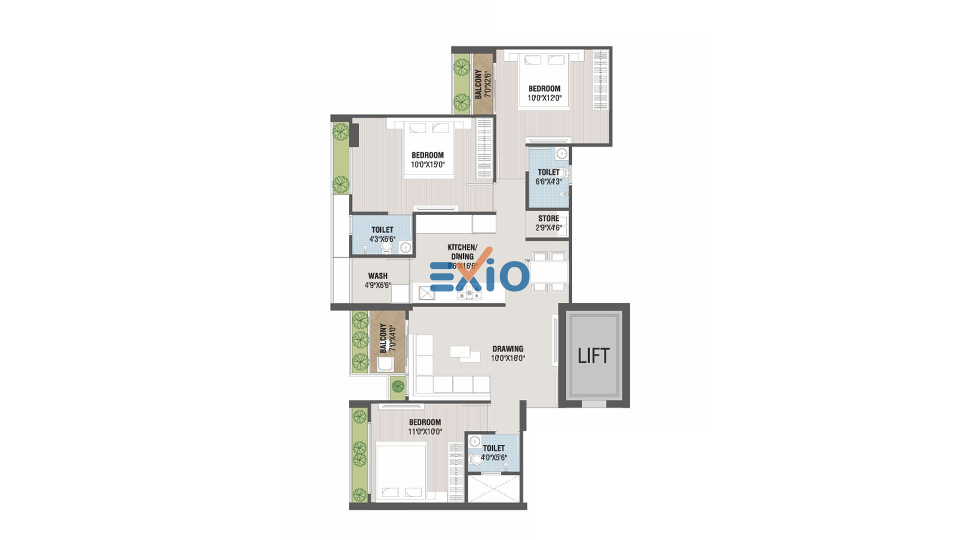 3 BHK