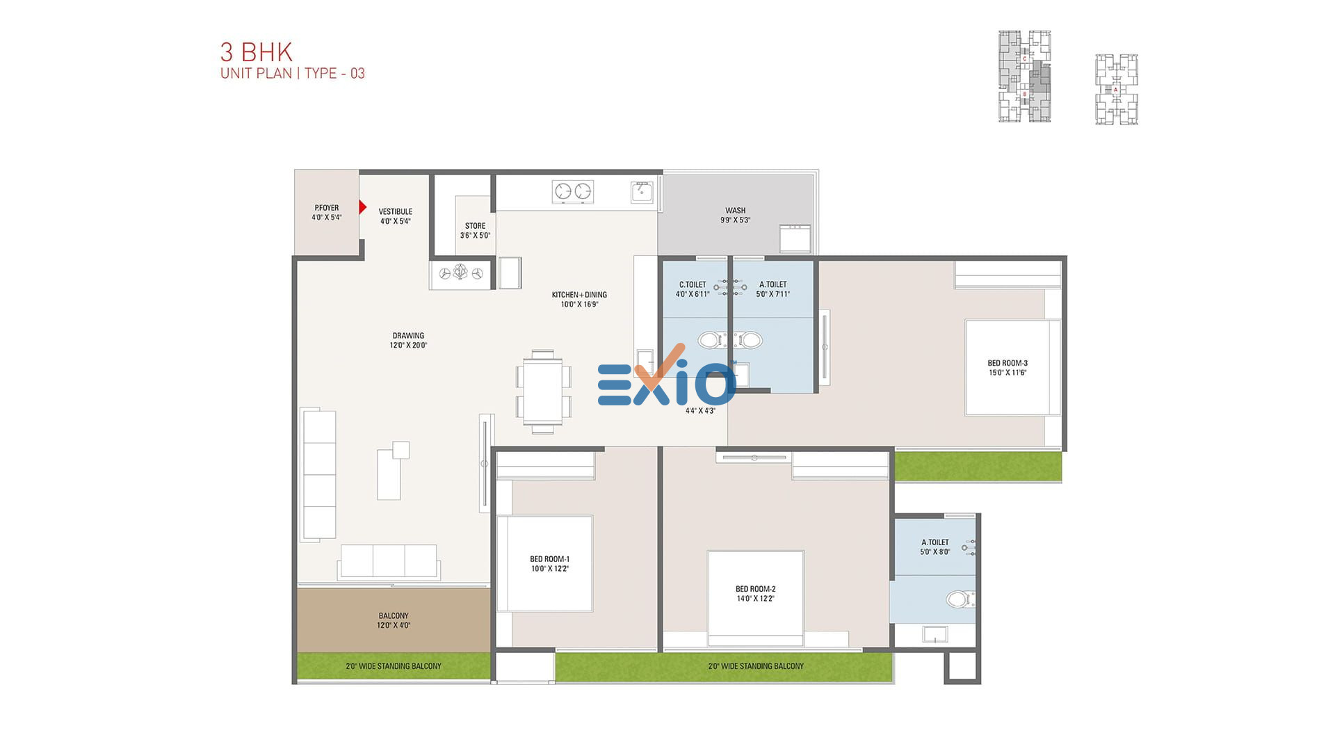 3 BHK