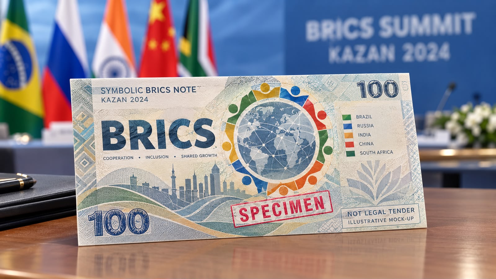 New Brics Currency Image of illustration