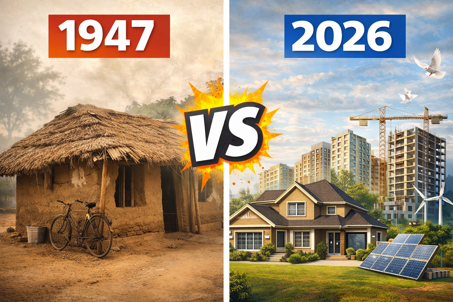 India’s Real Estate Journey: From Freedom to Foundations (1947–2026)