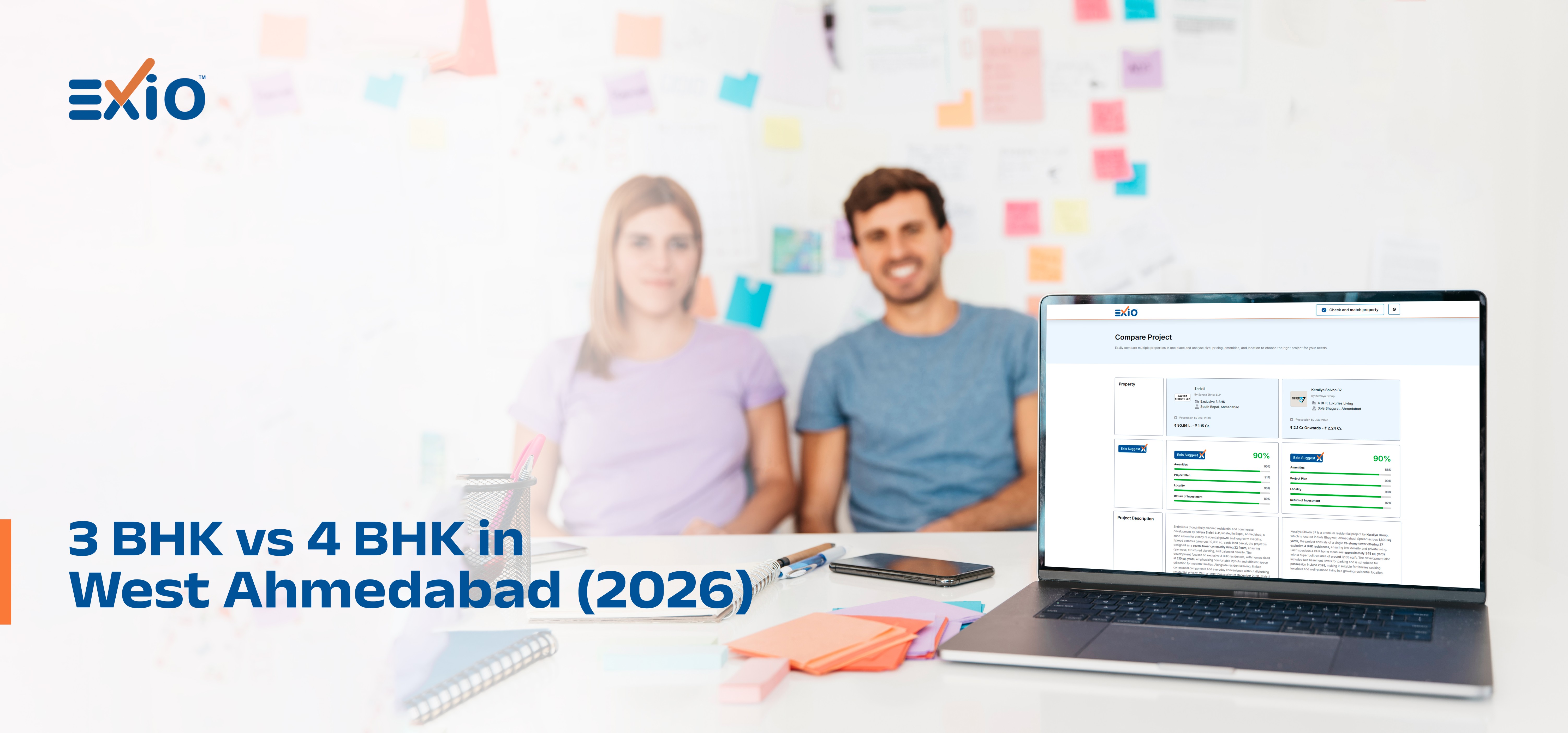 3 BHK vs 4 BHK in West Ahmedabad (2026): Which Is Better for Price, EMI & Investment?