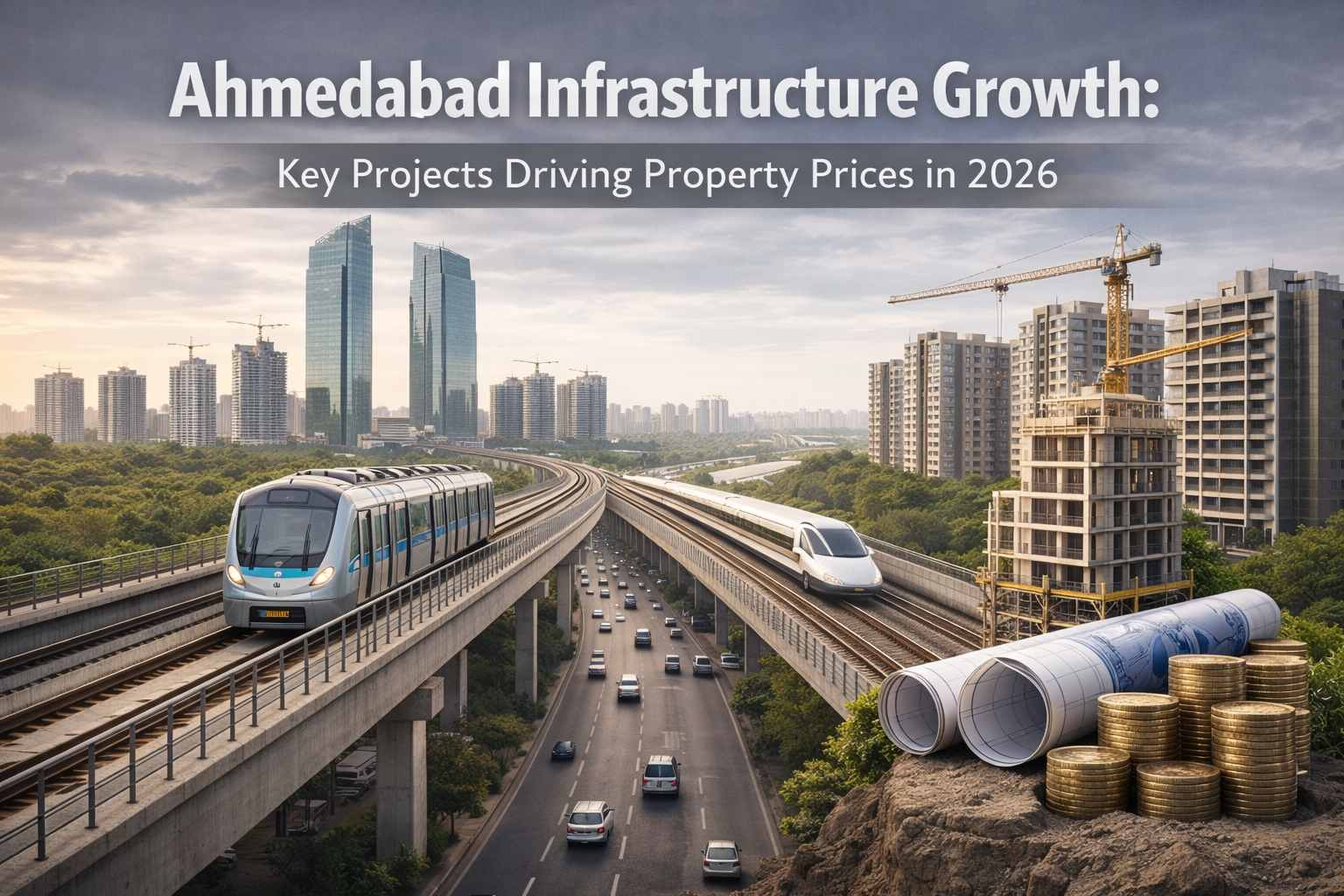 Ahmedabad Infrastructure Growth: Key Projects Driving Property Prices in 2026
