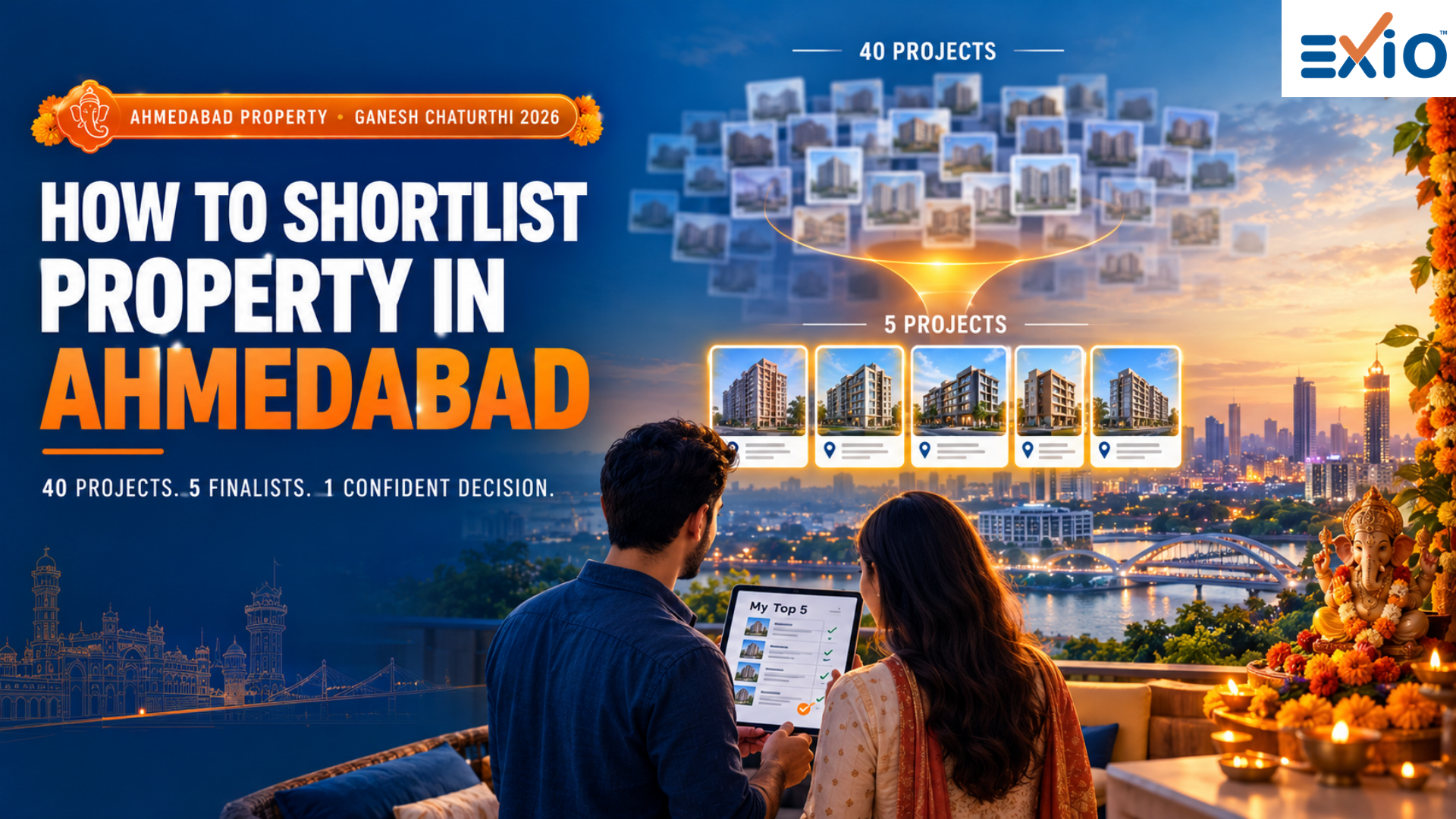 How to Shortlist Property in Ahmedabad Before Ganesh Chaturthi