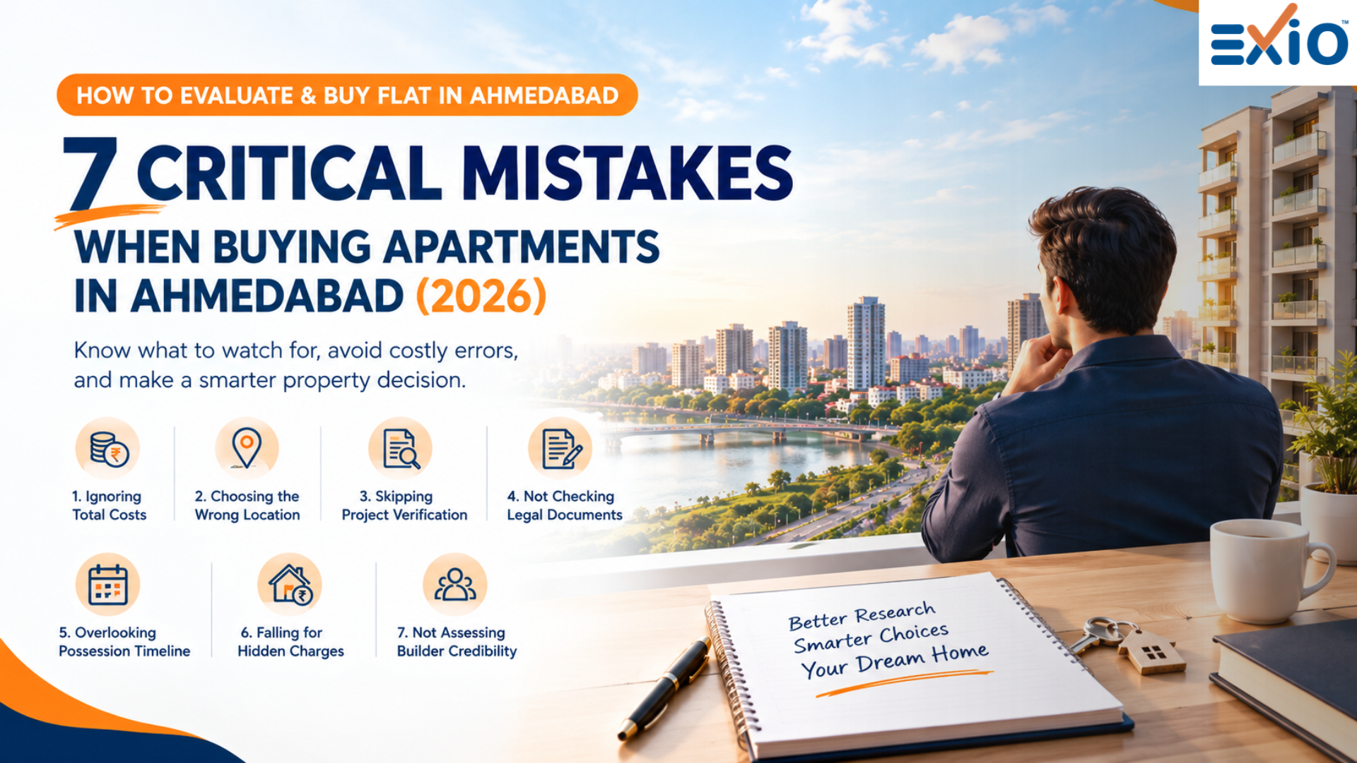 How to Evaluate & Buy Flat in Ahmedabad: 7 Critical Mistakes When Buying Apartments in Ahmedabad (2026)