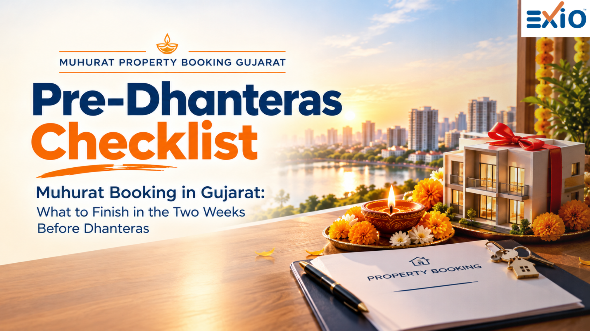 Muhurat Property Booking Gujarat: Pre-Dhanteras Checklist